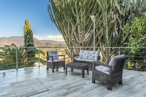 Terrace/patio - Villa 'Celeste' with Sea View, Wi-Fi and Air Conditioning (Salobreña (Granada))