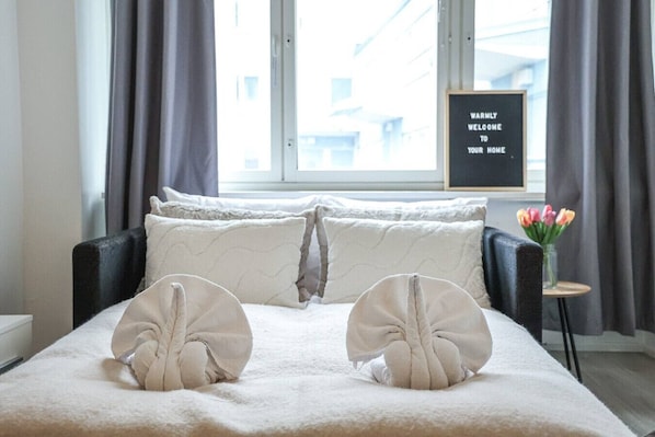 1 Schlafzimmer, WLAN, Bettwäsche