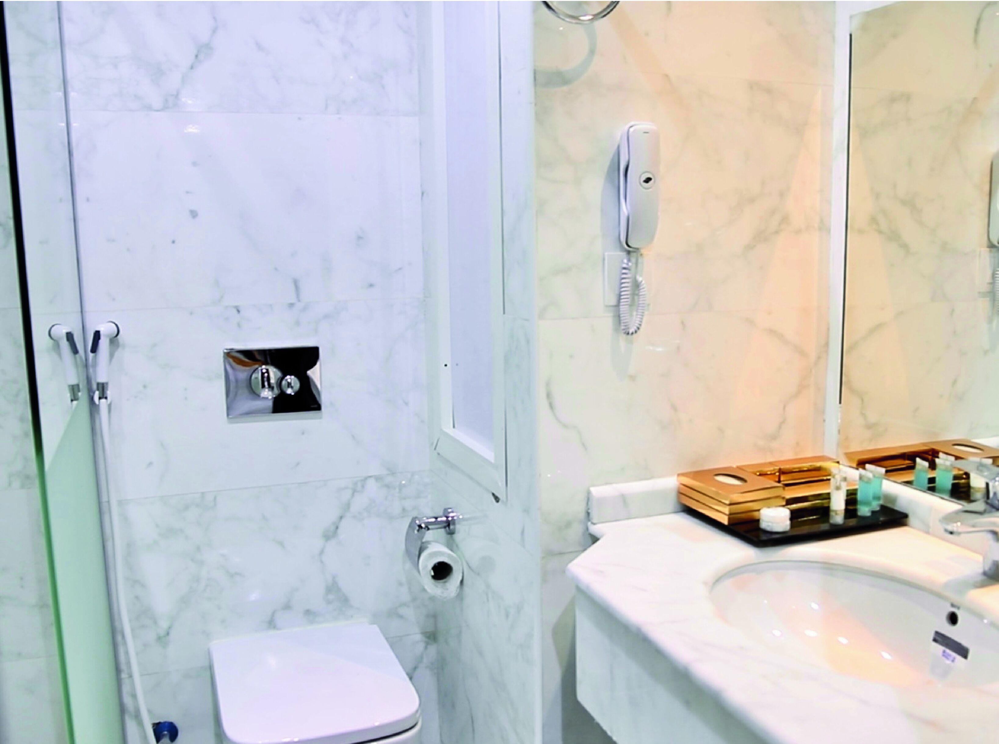 Bathrobes, bidet