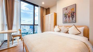 Apartamento, 2 quartos, sacada, vista para o jardim | 2 quartos