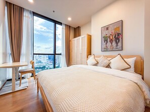 Apartamento, 2 quartos, sacada, vista para o jardim | 2 quartos