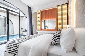 2 bedrooms, iron/ironing board, WiFi, bed sheets - Luxe Private Pool Villa Santisya 4, 4min-beach by Orivista (Mengwi)