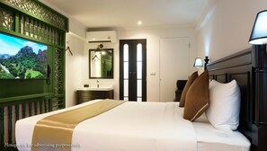 Deluxe Room, 1 King Bed | Free WiFi, bed sheets - Bangluang Boutique Hotel (Bangkok)