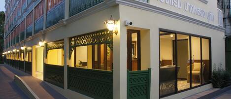 Façade de lâhĂ©bergement