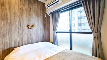 Basic Apartment, Non Smoking, City View (902) | Desk, blackout curtains, iron/ironing board, free WiFi