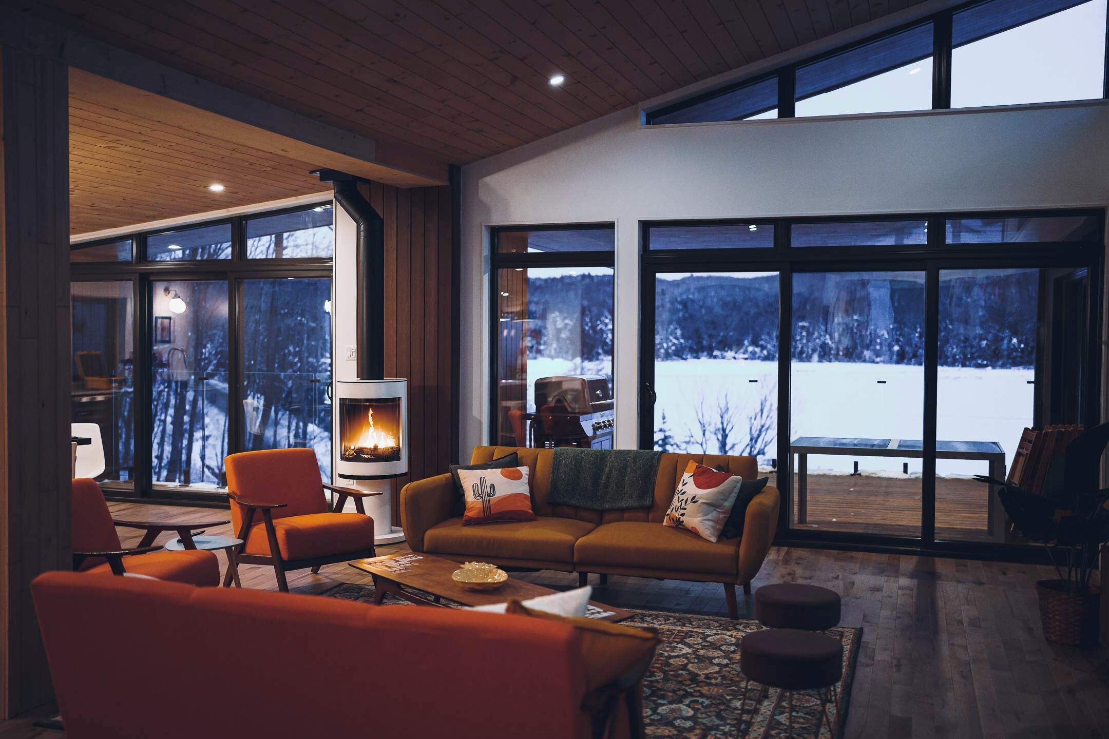 Duo Cottages With Mountain & Lake View - Laurentides