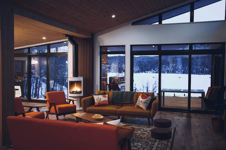 Duo Cottages With Mountain & Lake View - Laurentides
