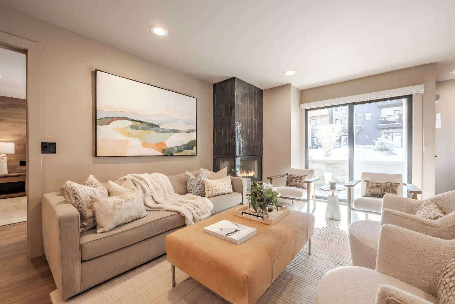 TV, fireplace, stereo, offices