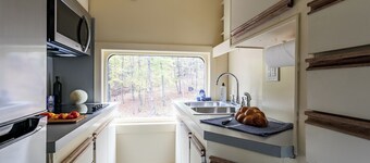 Authentic 1940s Pullman Train Car Nestled in Bucolic Catskill Woods