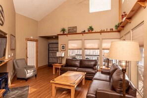 TV, fireplace, DVD player