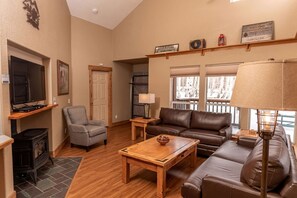 تلفزيون، مدفأة، مشغل دي في دي