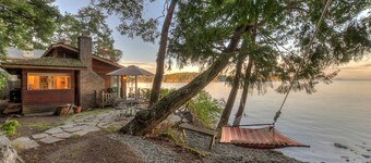 Waterfront Cottage Rental with Spectacular Sunset Views on Orcas Island, Washington