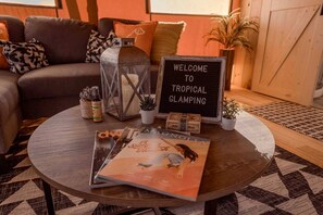 Unclassified image, 3 of 25, button - Outstanding Safari Tent with Jacuzzi and and Beautiful Outdoor and Indoor Living in Florida (Punta Gorda)