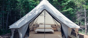 Carson Glamping Escapes in this Wonderful Bell Tent Rental in Washington