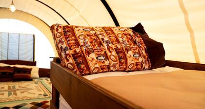 Lovely Conestoga-Style Covered Wagon for Glorious Glamping on Farm in Oklahoma