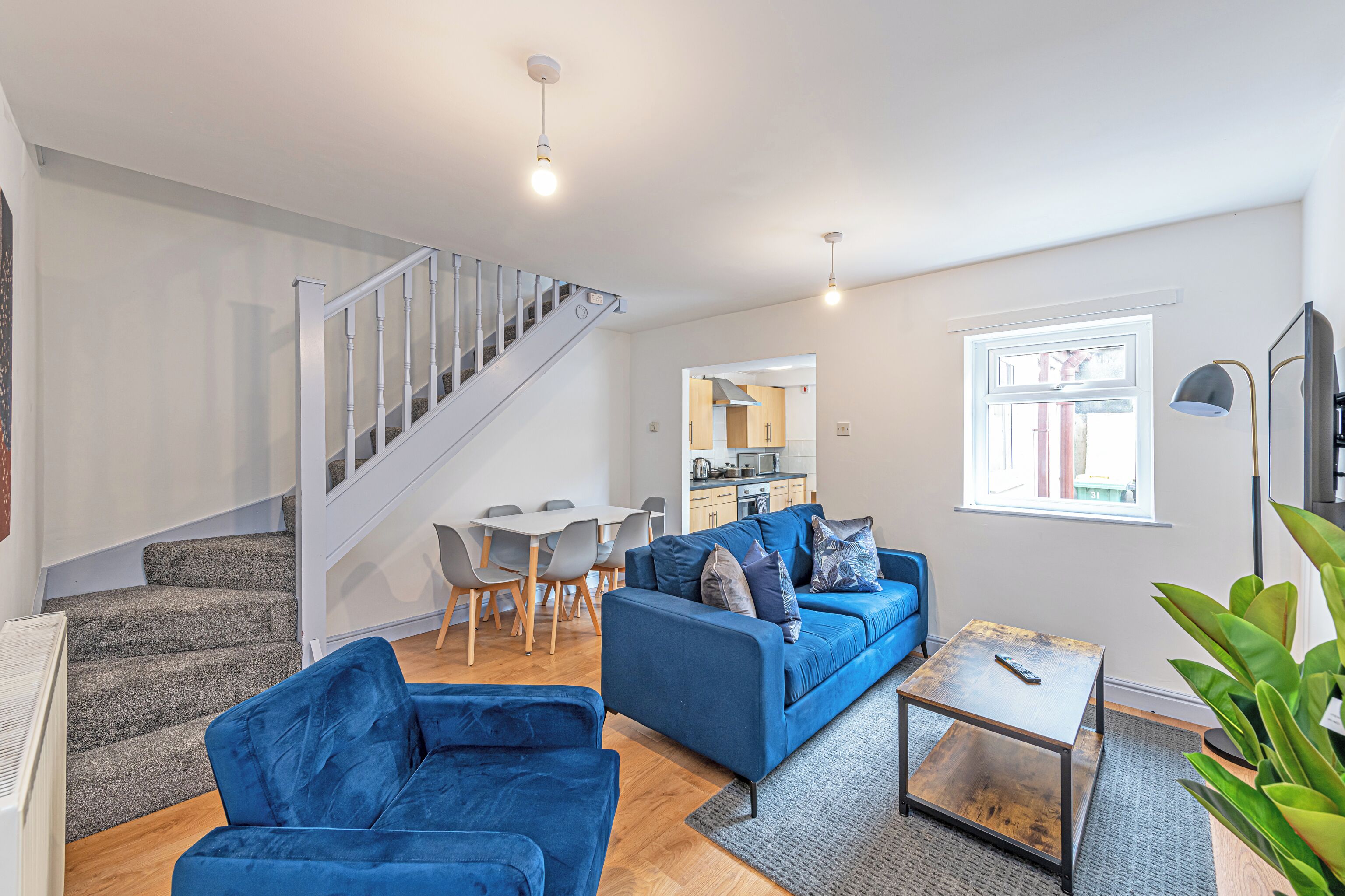 Classic House, 4 Bedrooms, Non Smoking, Patio | Living area | Flat-screen TV