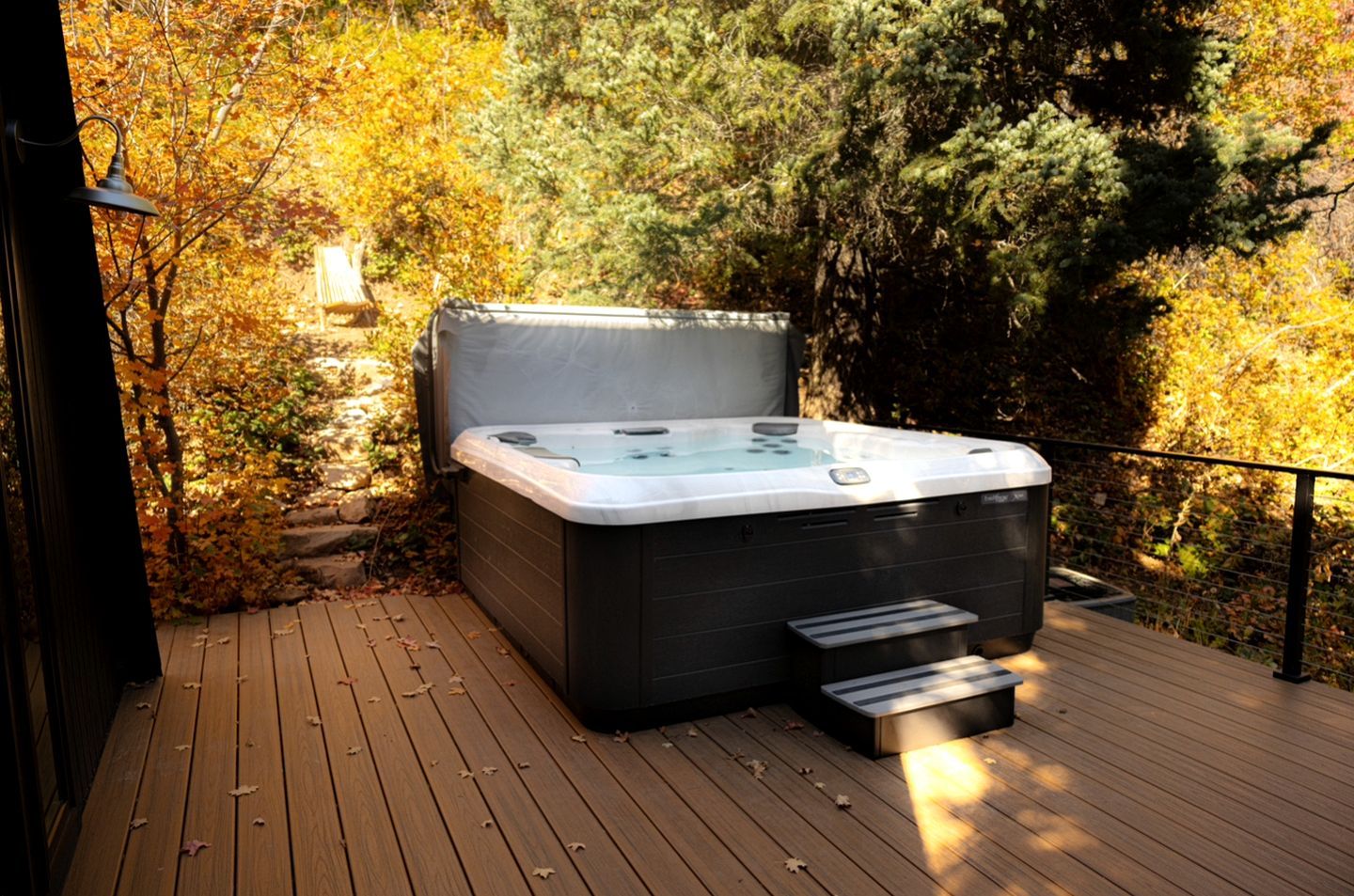 Bain à remous extérieur