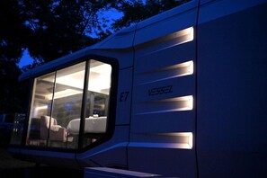 Exterior - Futuristic Pod Glamping Retreat with Pond Views in South Carolina (Saint Stephen)