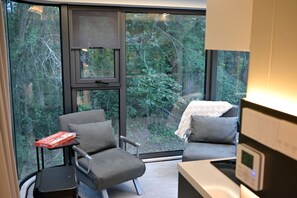 Interior - Futuristic Pod Glamping Retreat with Pond Views in South Carolina (Saint Stephen)