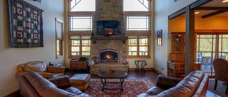 TV, fireplace, DVD player, table tennis