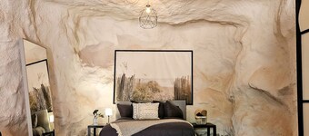 Beautiful Cave by the Colorado River with Stunning Canyon Views for a Unique Adventure in Moab, Utah