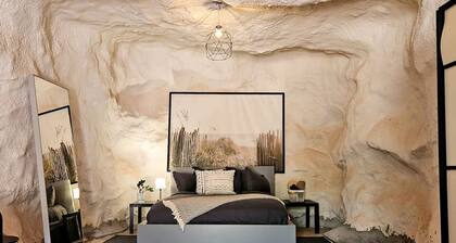 Beautiful Cave by the Colorado River with Stunning Canyon Views for a Unique Adventure in Moab, Utah