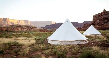 Beautiful Glamping Tent for an Unforgettable Family Escape near Canyonlands National Park in Moab, Utah
