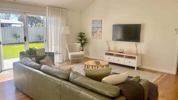 Télévision, cheminée