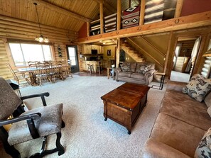 Living area - Secluded Montana Cabin with Stunning Madison River Valley Views, Near Ennis, MT (Ennis)