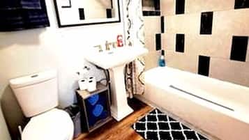 Hair dryer, towels