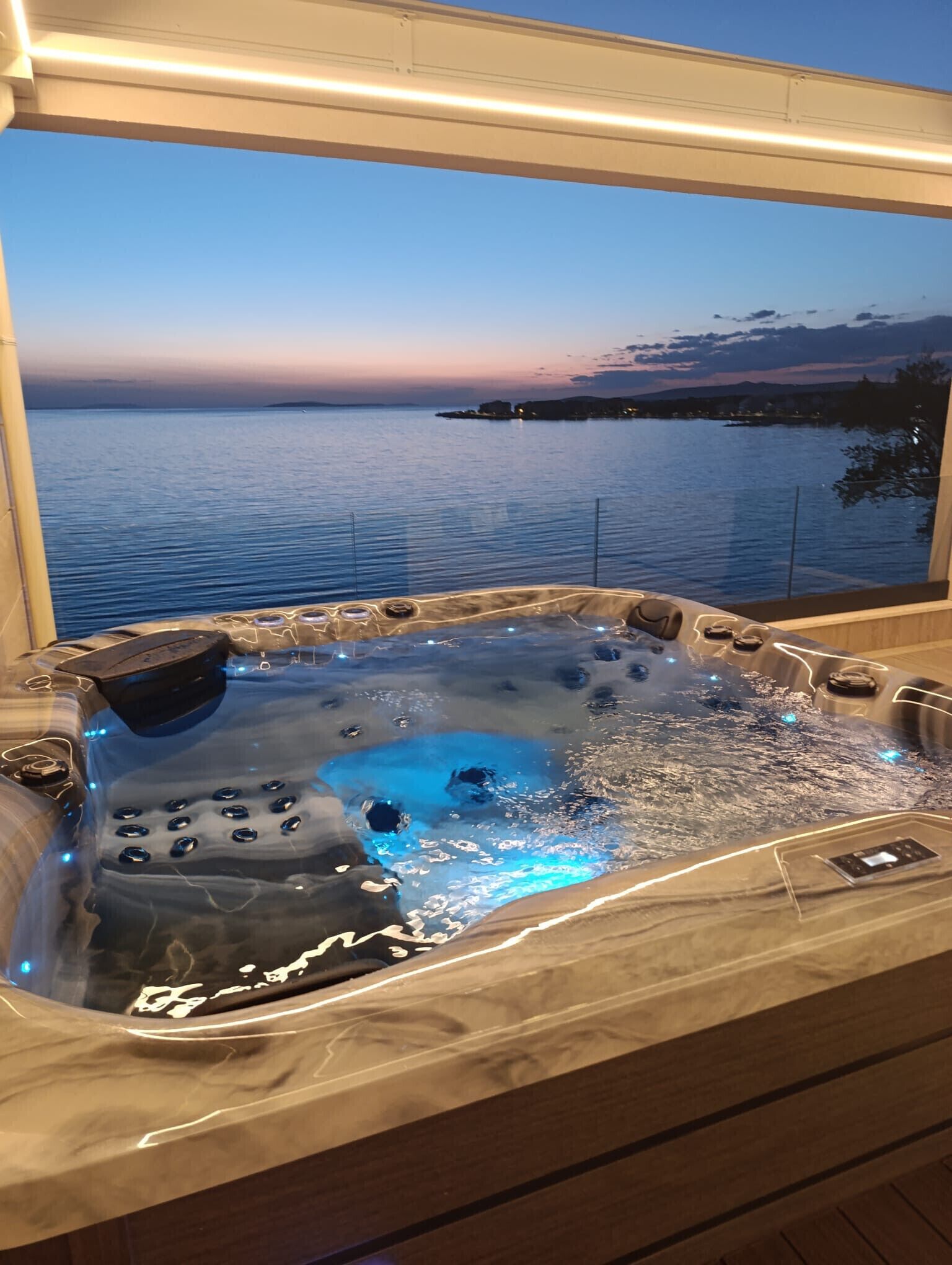 Idromassaggio all'aperto