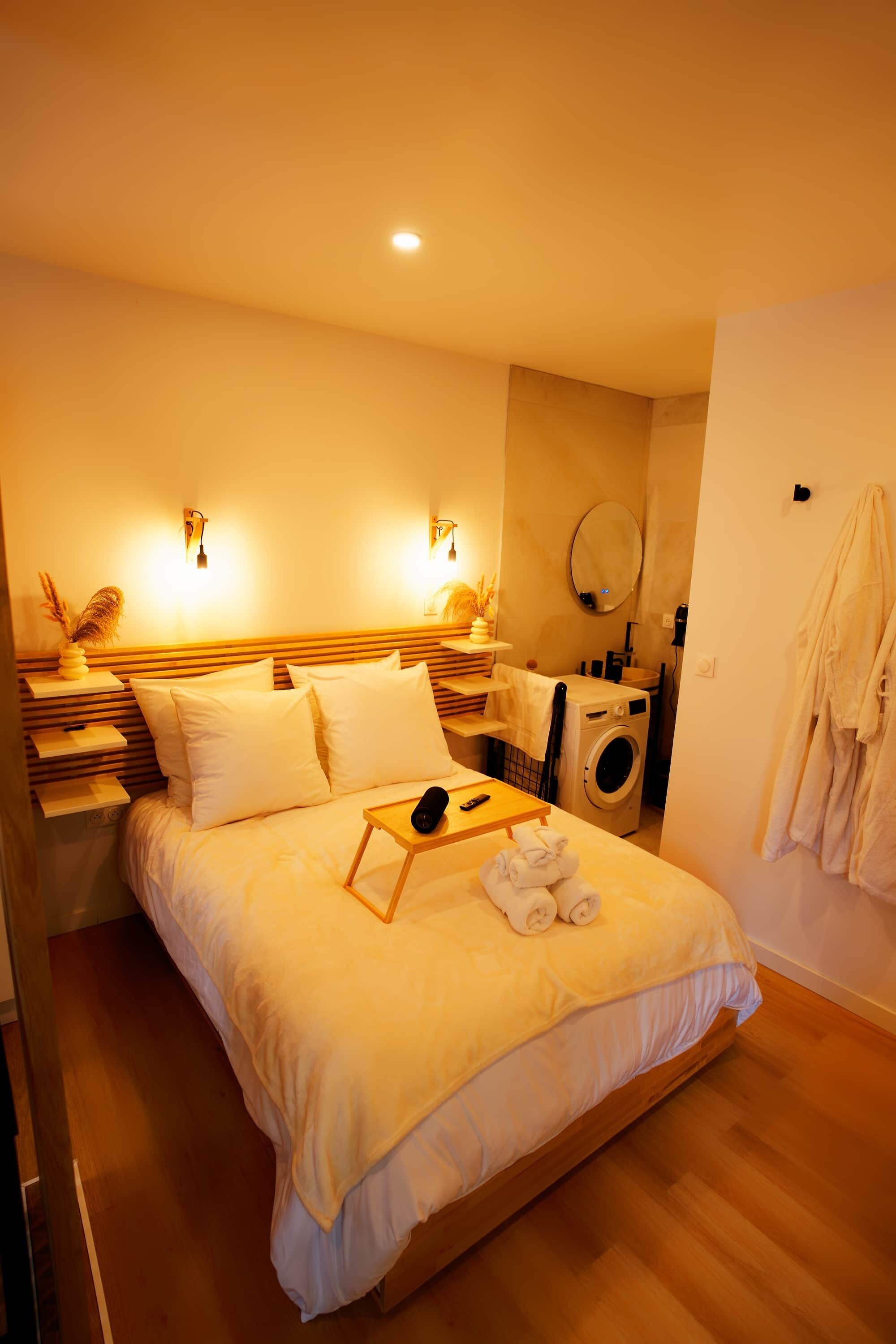 1 soverom, strykejern/-brett, wi-fi og sengetøy