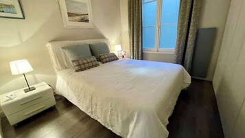 2 bedrooms, iron/ironing board, travel crib, WiFi