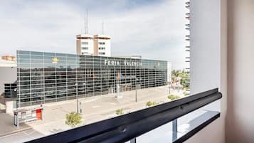 Uitzicht vanaf balkon