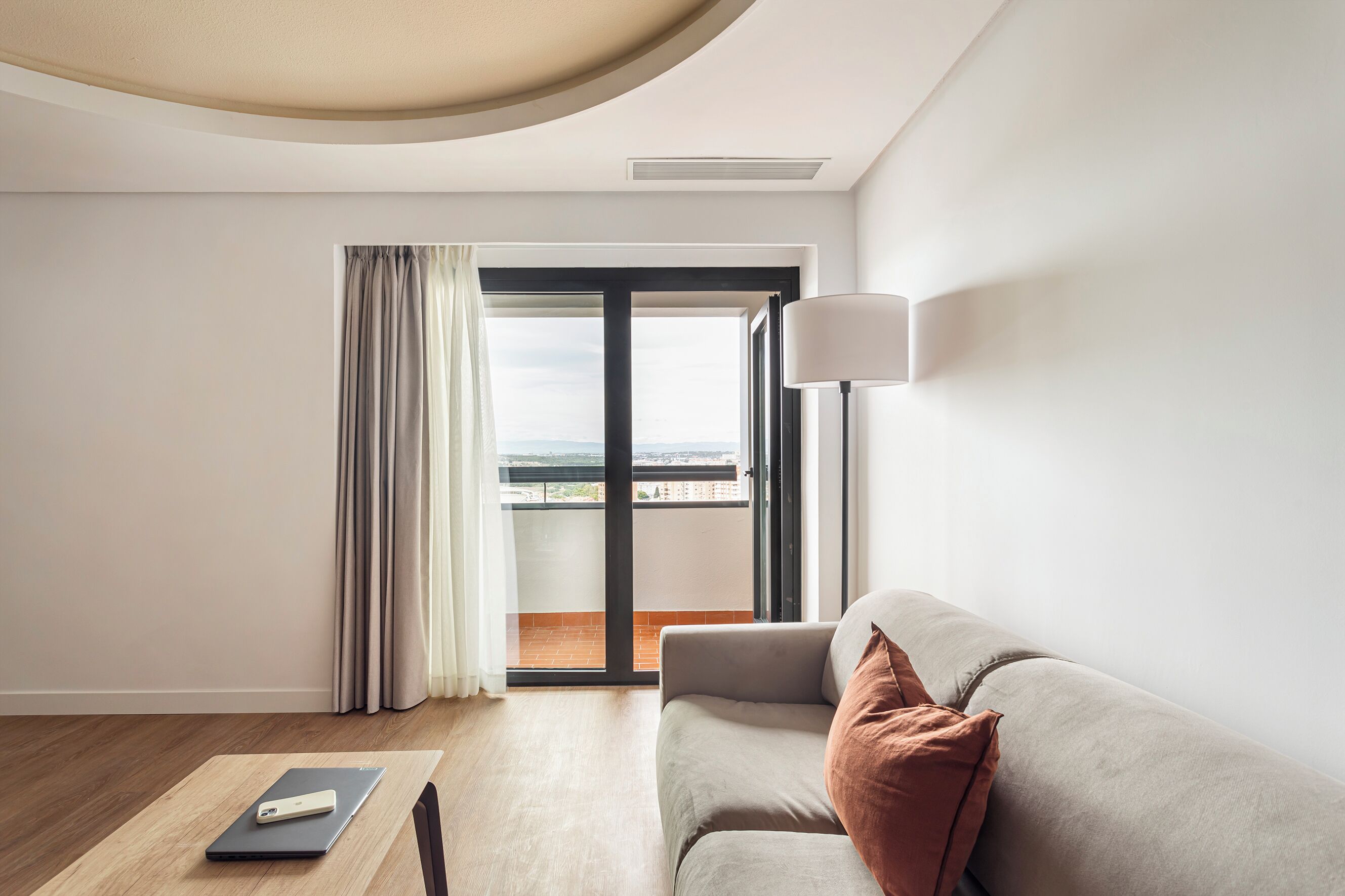 Deluxe appartement, 1 slaapkamer | Woonruimte