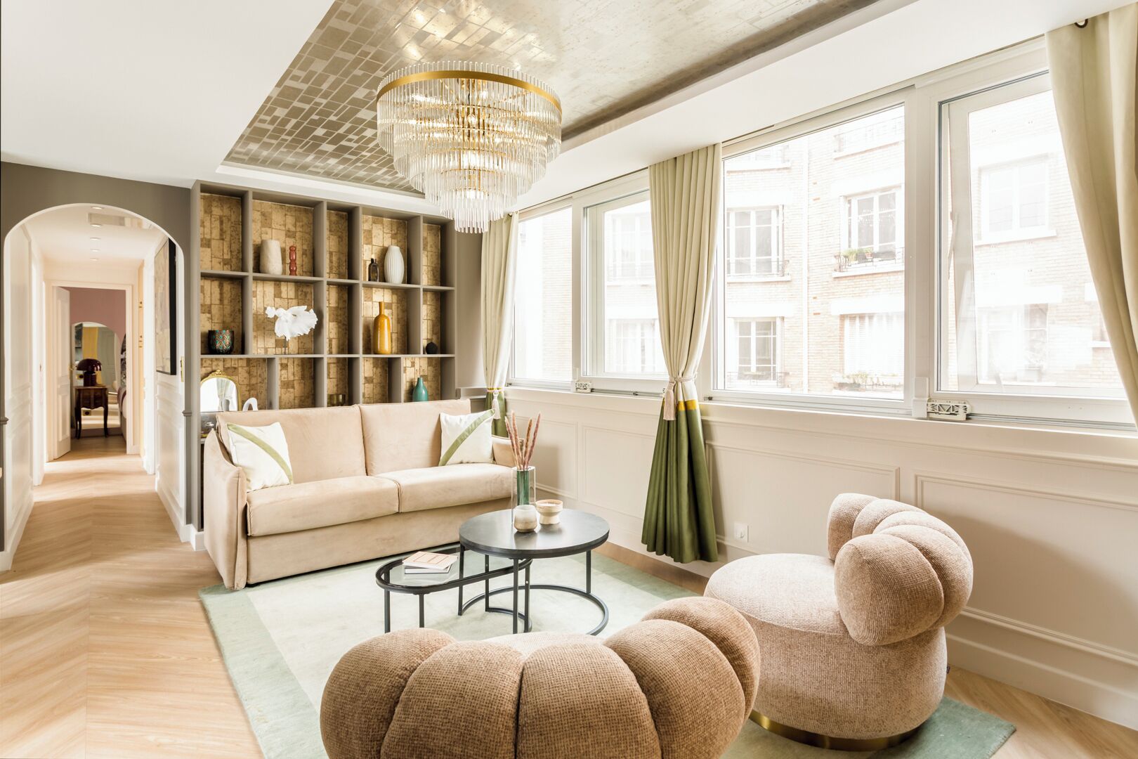 Apartment, City View | Living area | 43-inch Smart TV with cable channels, Netflix, streaming services