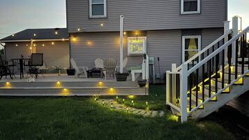 Rumah, 3 kamar tidur, kolam renang pribadi, pemandangan kolam renang | Teras/patio