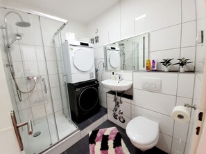 Towels, soap, toilet paper