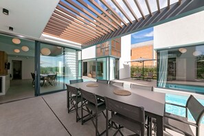 Outdoor dining - Villa Elementa Castelier (100151-K1) - Kastelir (Kastelir)