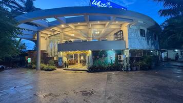 Majoituspaikan julkisivu