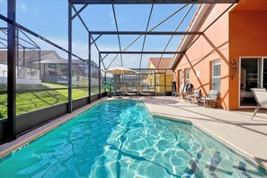 Indoor pool, a heated pool