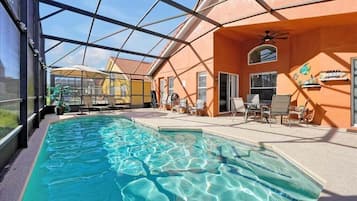 Indoor pool, a heated pool