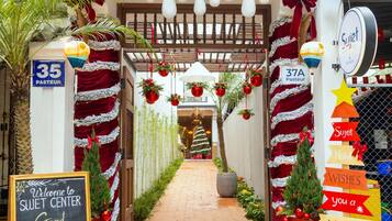 Fassade der Unterkunft