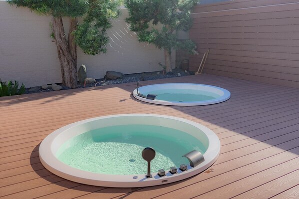 Outdoor spa tub - Jun Resort tuki (Kujukuri)