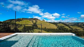 Una piscina riscaldata