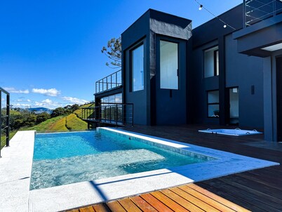 Loft in the Mantiqueira house.