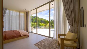 Villa, fjellutsikt | Utsikt fra rommet