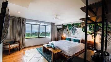 Quarto luxo | Frigobar, Wi-Fi de cortesia