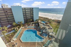 Apartment | 1 bedroom - Top of the Gulf 506 Beachfront Free Beach Chairs (Panama City Beach)