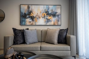 In-room safe, desk, laptop workspace, iron/ironing board